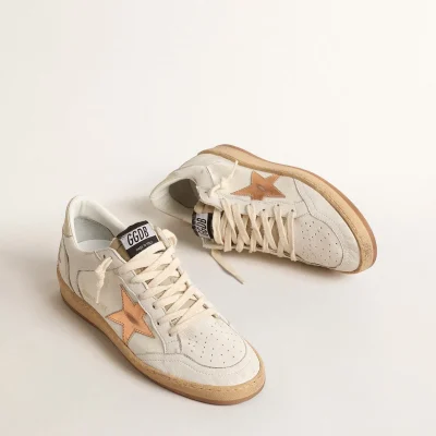 Ball Star LTD in canvas and nappa with bronze metallic leather star | ggoose.org