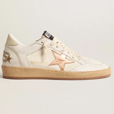 Ball Star LTD in canvas and nappa with bronze metallic leather star | ggoose.org
