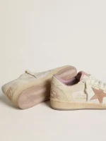 Golden Goose Ball Star LTD in leather and suede with suede star and heel tab | ggoose.org