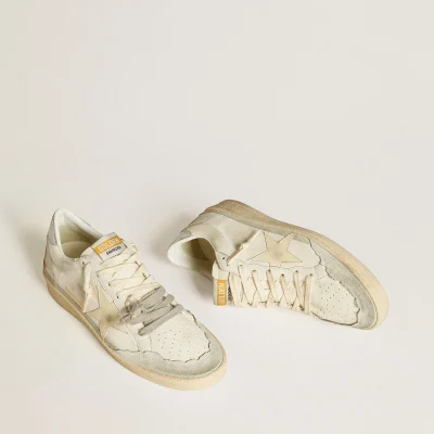 Golden Goose Ball Star LTD in nappa leather with leather star and metallic leather heel tab | ggoose.org