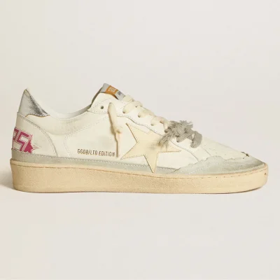 Golden Goose Ball Star LTD in nappa leather with leather star and metallic leather heel tab | ggoose.org