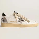 Ball Star LTD with zebra-print star and metallic leather insert | ggoose.org