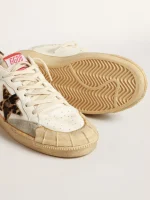 Golden Goose Ball Star in nappa with leopard-print pony skin star and heel tab | ggoose.org