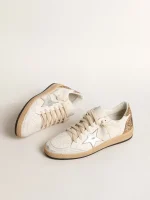 Golden Goose Ball Star with metallic leather star and glitter heel tab | ggoose.org