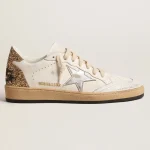 Golden Goose Ball Star with metallic leather star and glitter heel tab | ggoose.org