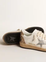 Golden Goose Ball Star with metallic leather star and glitter heel tab | ggoose.org