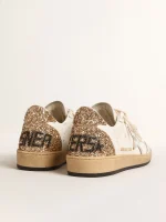 Golden Goose Ball Star with metallic leather star and glitter heel tab | ggoose.org