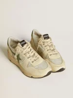 Men’s Running Sole LTD in nylon and nappa with nubuck star and heel tab | ggoose.org