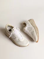 Men's Running Sole in mesh and white nappa | ggoose.org