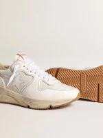 Men's Running Sole in mesh and white nappa | ggoose.org