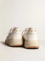 Men's Running Sole in mesh and white nappa | ggoose.org
