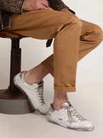 Golden Goose Men's Super-Star with laminated star and heel tab | ggoose.org