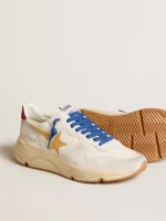 Running Sole LTD in nappa with leather star and suede heel tab | ggoose.org