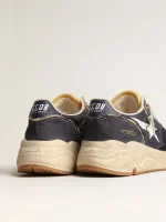 Running Sole in blue nylon with white printed | ggoose.org