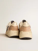 Running Sole in nylon and nubuck with dark blue suede star | ggoose.org