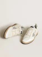 White Ball Star with a Swarovski crystal star and heel tab | ggoose.org