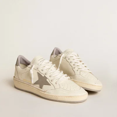 Women’s Ball Star LTD with gray leather star and heel tab and stitching | ggoose.org