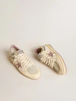 Golden Goose Women's Ball Star in nappa leather with mauve TPU star and leather heel tab | ggoose.org