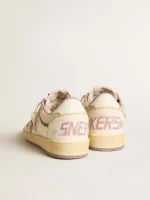 Golden Goose Women's Ball Star in nappa leather with mauve TPU star and leather heel tab | ggoose.org
