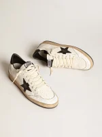 Golden Goose Women's Ball Star in nappa with black star and black heel tab | ggoose.org