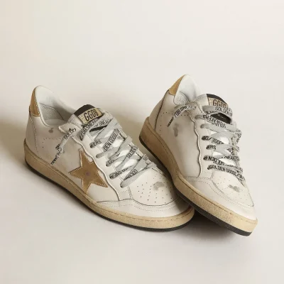 Golden Goose Women's Ball Star with gold star and heel tab | ggoose.org