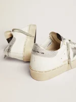 Golden Goose Women's Hi Star with star and metallic silver heel | ggoose.org