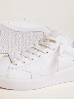Golden Goose Pure Star Glitter White Silver (Women's) | ggoose.org
