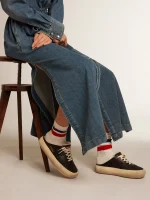 Women’s Space-Star Sabots with leather star and shearling lining | ggoose.org