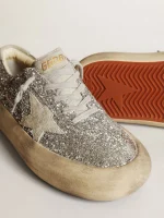 Women's Space-Star in silver glitter with ice-gray star | ggoose.org