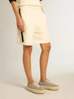 Women's Space-Star shoes in ice-gray suede with perforated star | ggoose.org