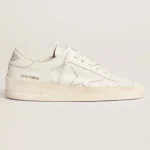 Golden Goose Women's Stardan in total white leather | ggoose.org