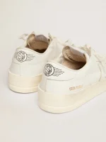 Golden Goose Women's Stardan in total white leather | ggoose.org