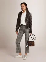 Golden Goose Women's Super-Star with silver heel tab and metal stud lettering | ggoose.org