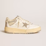Forty2 with grey star and white leather heel tab